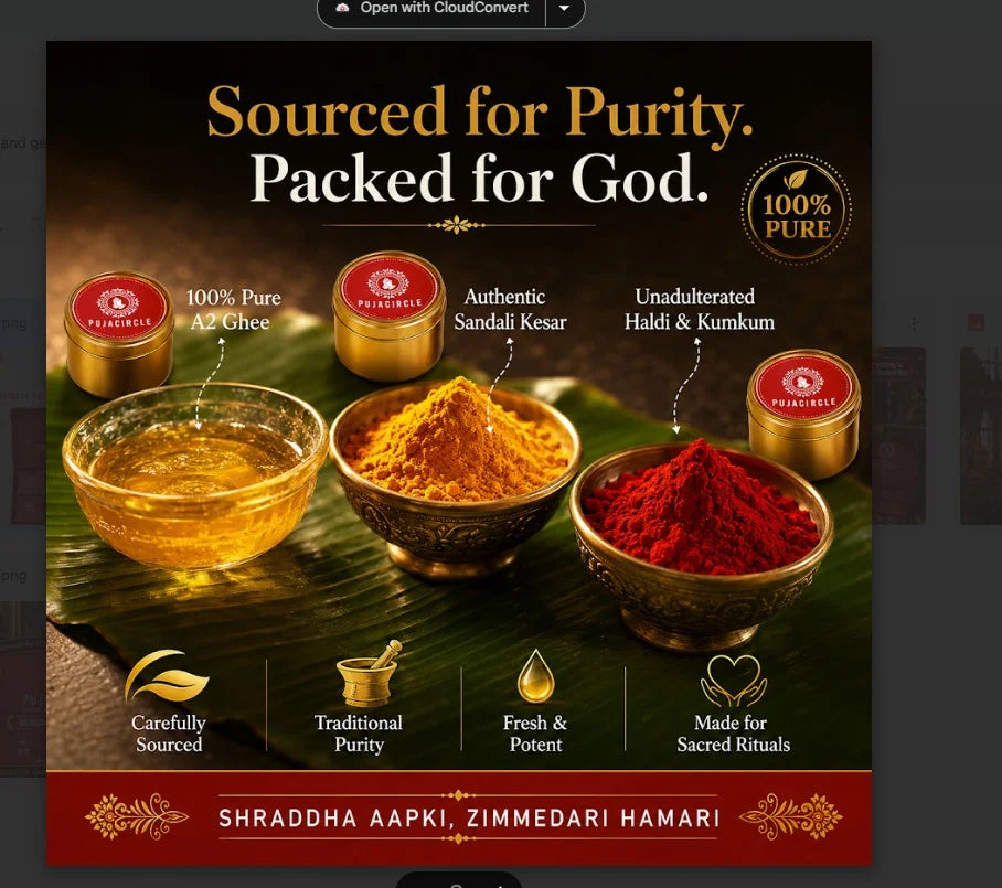PUJA CIRCLE Satyanarayan Puja Kit with 29 Essential Items | Complete Puja Samagri Box for Satyanarayan Vrat Katha, Lakshmi Puja, Ganesh Puja & Griha Pravesh | Ready-to-Use | Premium Pack